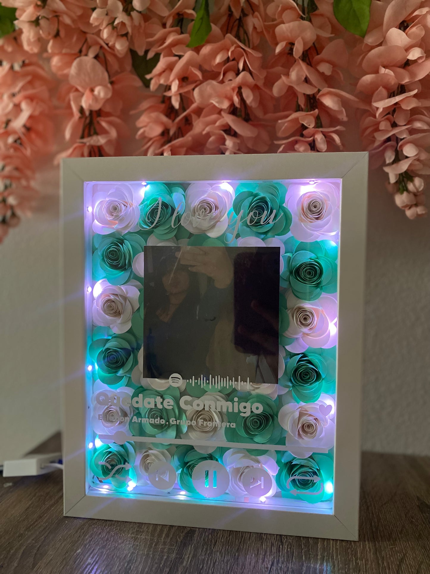 LED Music Flower Shadowbox