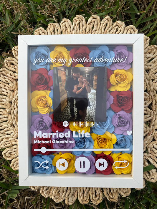 Music Flower Shadowbox